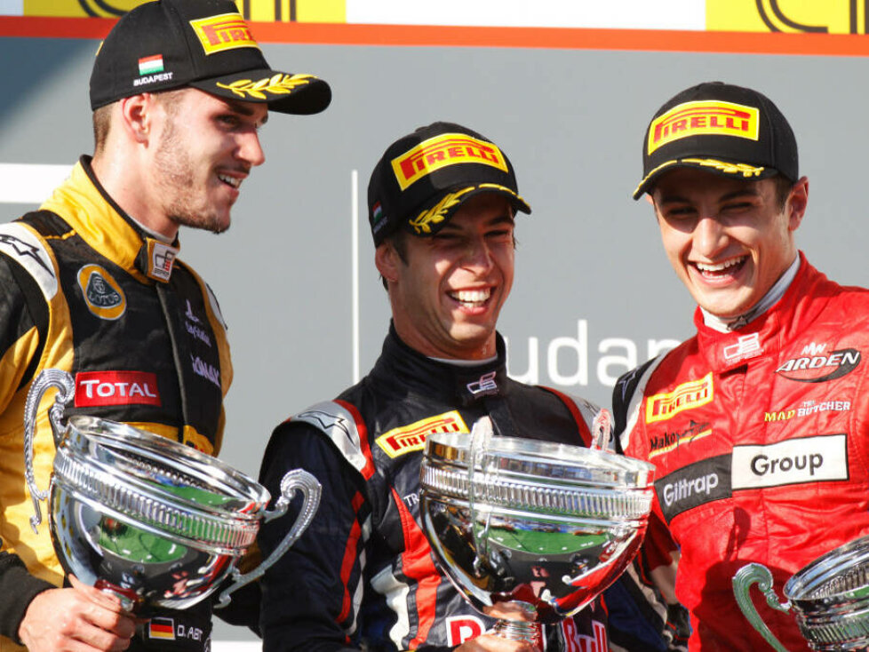 Daniel Abt, Antonio Felix da Costa und Mitch Evans