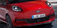 Ford Puma EV, dargestellt von Motor1.com