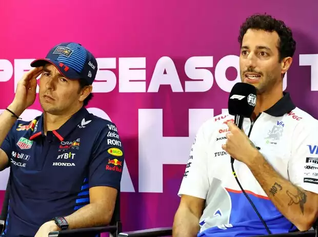 Sergio Perez, Daniel Ricciardo Titel-Bild zur News: Sergio Perez, Daniel Ricciardo