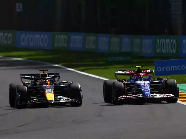 Max Verstappen, Yuki Tsunoda Titel-Bild zur News: Max Verstappen, Yuki Tsunoda