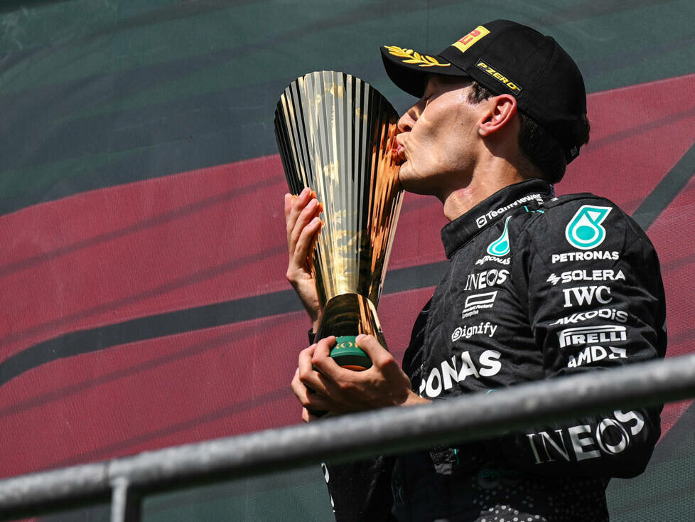 George Russell (Mercedes) siegt beim Formel-1-Rennen in Belgien 2024