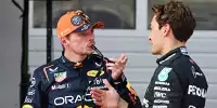 Max Verstappen (Red Bull) und George Russell (Mercedes) beim Formel-1-Rennen in Österreich 2024