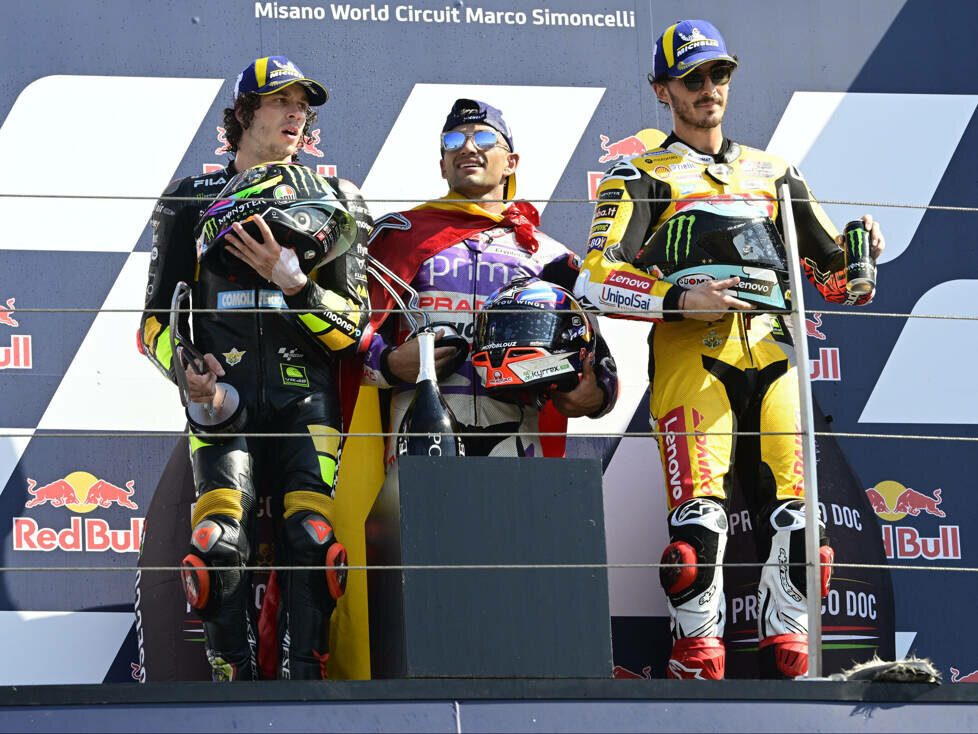 Marco Bezzecchi, Jorge Martin, Francesco Bagnaia