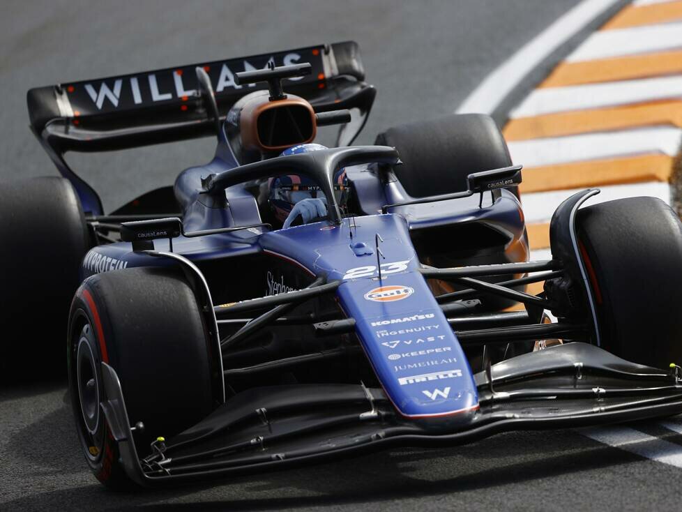 Alexander Albon im Williams FW46 in Zandvoort 2024