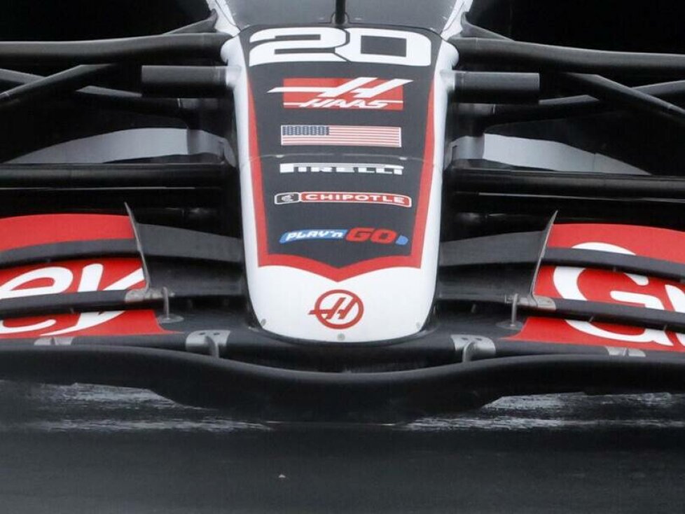 Die neue Nase des Haas VF-24 beim Formel-1-Rennen in Zandvoort 2024