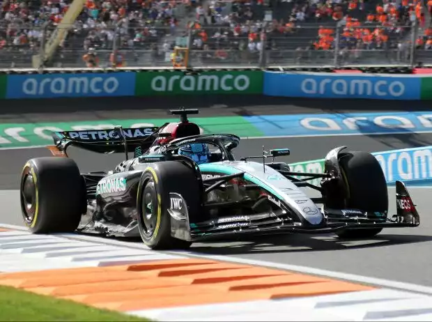 Titel-Bild zur News: George Russell (Mercedes W15) beim Formel-1-Rennen in Zandvoort 2024
