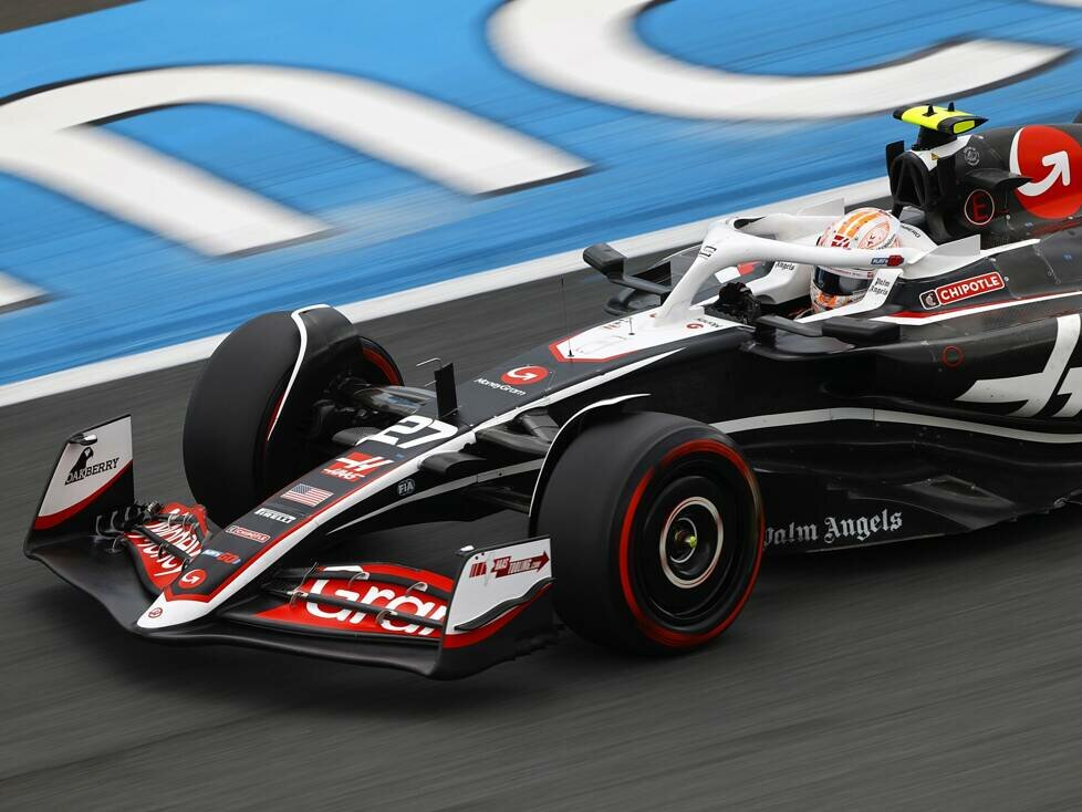 Nico Hülkenberg im Haas VF-24 beim Formel-1-Qualifying in Zandvoort 2024