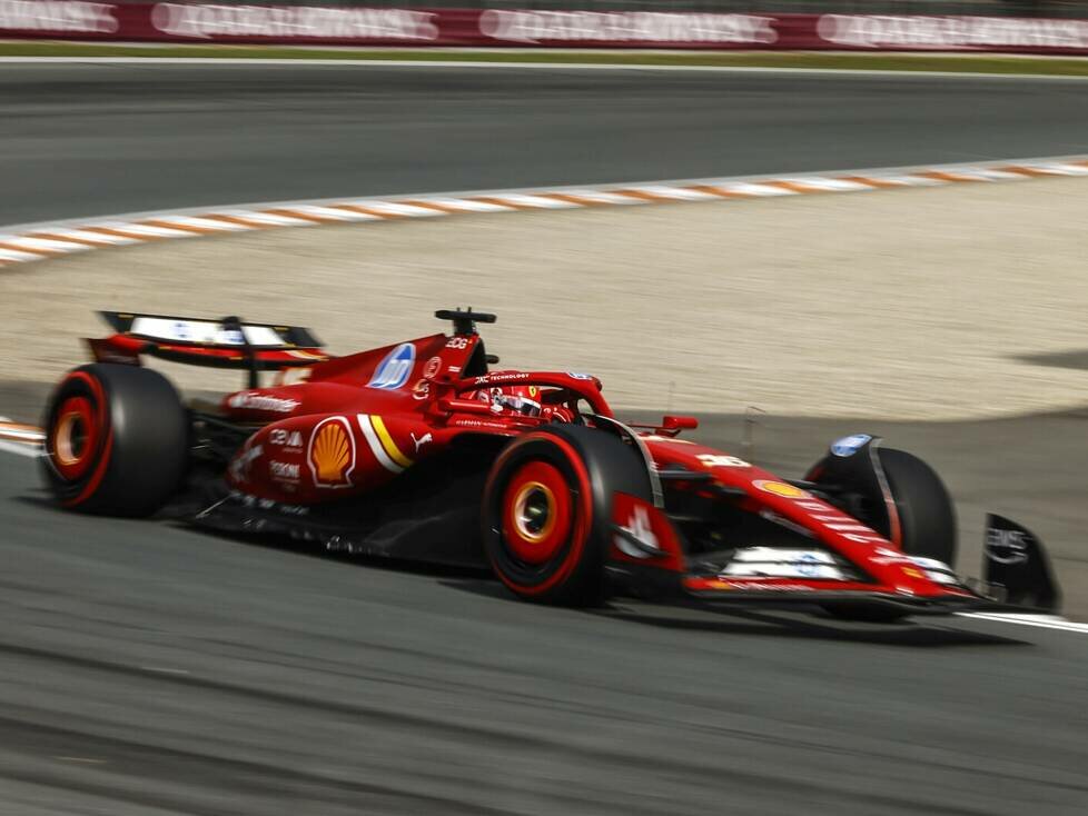 Charles Leclerc im Ferrari SF-24 beim Formel-1-Qualifying in Zandvoort 2024