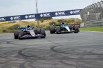 Pierre Gasly (Alpine) und George Russell (Mercedes) 
