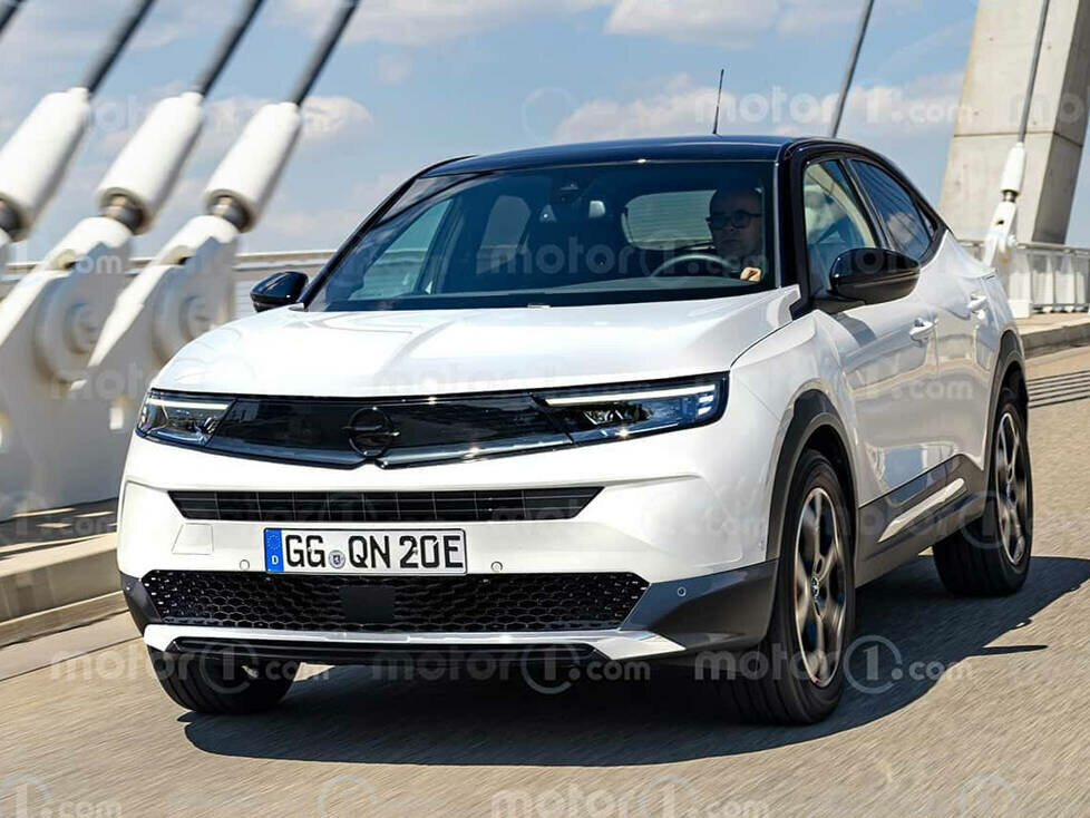 Opel Mokka (2025) Rendering von Motor1.com