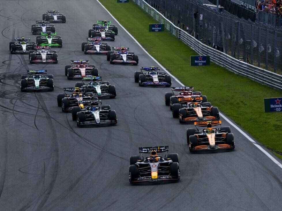 Max Verstappen, Lando Norris, Oscar Piastri