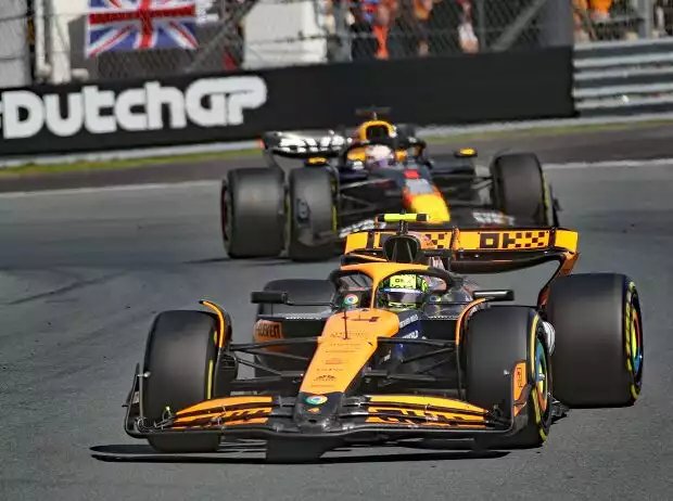 Lando Norris, Max Verstappen Titel-Bild zur News: Lando Norris, Max Verstappen