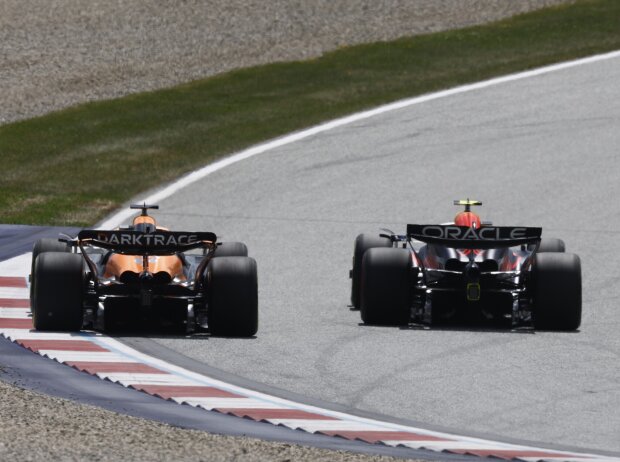 Sergio Perez, Oscar Piastri Sergio Perez, Oscar Piastri