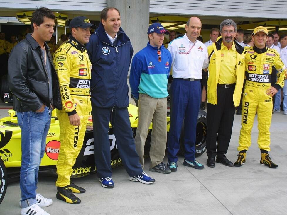 Jean Alesi, Gerhard Berger, Nick Heidfeld, Peter Sauber, Jarno Trulli