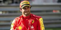 Carlos Sainz jubelt über die Pole beim Formel-1-Rennen in Monza 2023