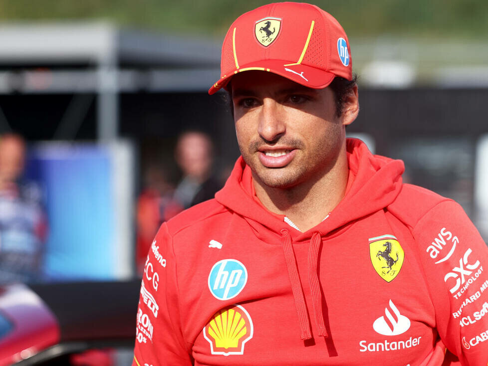 Carlos Sainz (Ferrari) vor dem Formel-1-Rennen in Zandvoort 2024
