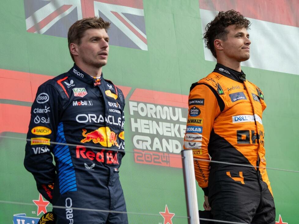 Max Verstappen, Lando Norris, Charles Leclerc