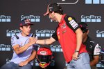 Marc Marquez (Gresini) und Francesco Bagnaia (Ducati) 