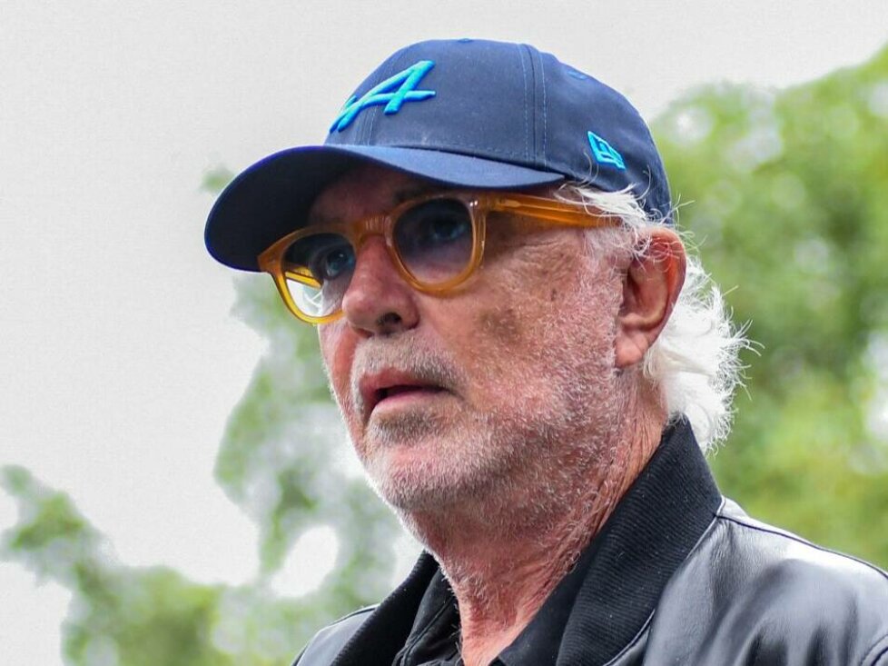 Flavio Briatore von Alpine beim Formel-1-Rennen 2023 in Belgien