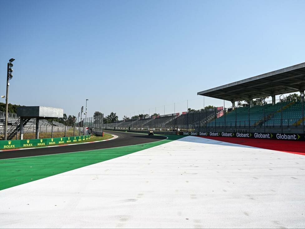 Die Formel-1-Strecke in Monza