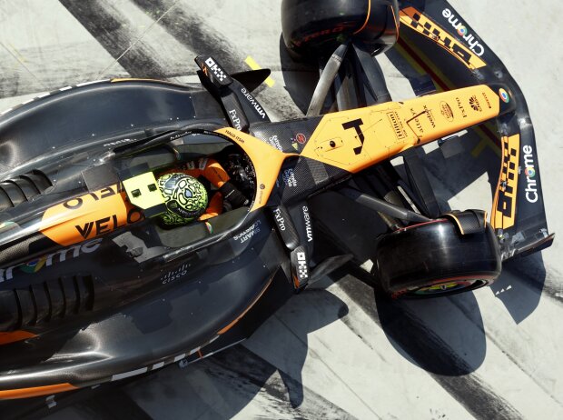 Lando Norris im McLaren MCL38 beim Formel-1-Rennen in Monza Lando Norris im McLaren MCL38 beim Formel-1-Rennen in Monza