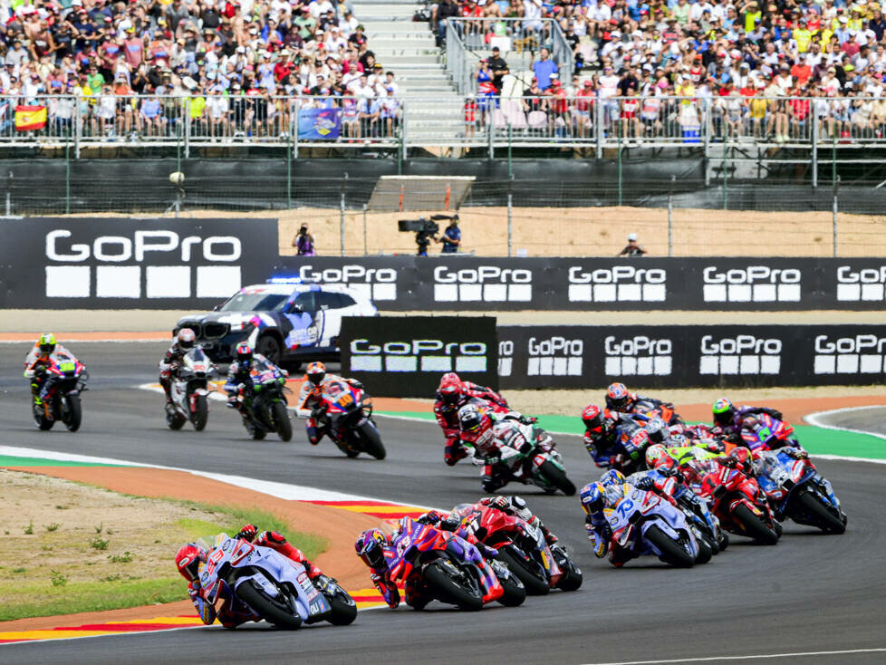 Start zum GP Aragon 2024: Marc Marquez führt
