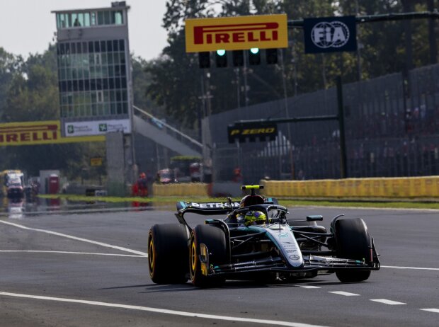 Unzufrieden: Lewis Hamilton konnte in Monza nicht alles aus dem Mercedes holen Unzufrieden: Lewis Hamilton konnte in Monza nicht alles aus dem Mercedes holen