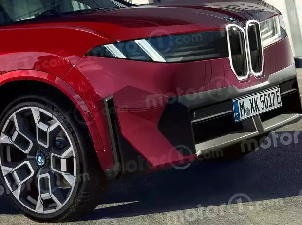 BMW iX5 im Rendering von Motor1.com Titel-Bild zur News: BMW iX5 im Rendering von Motor1.com