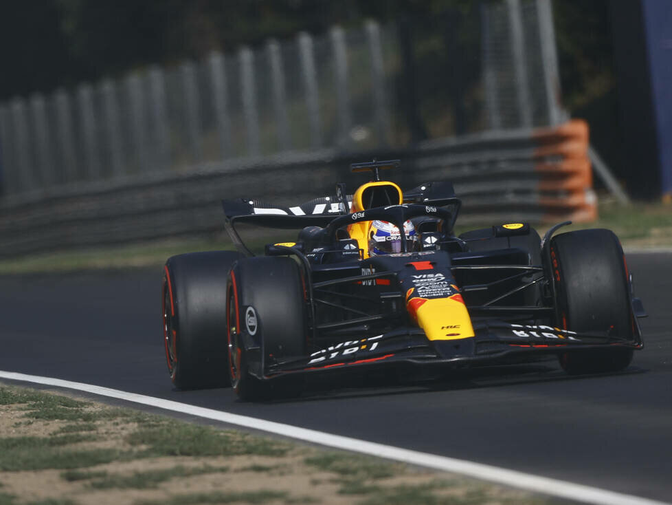 Max Verstappen (Red Bull RB20) beim Formel-1-Rennen in Italien 2024