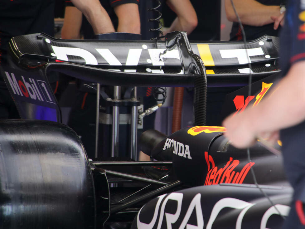 Heckflügel des Red Bull RB19