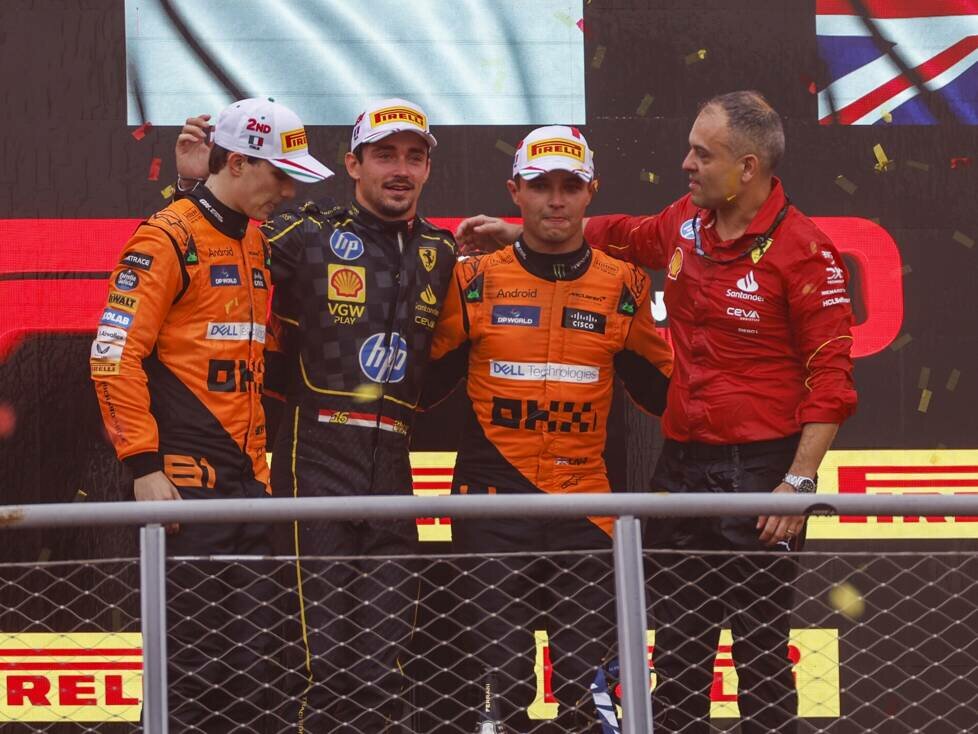 Oscar Piastri, Charles Leclerc, Lando Norris
