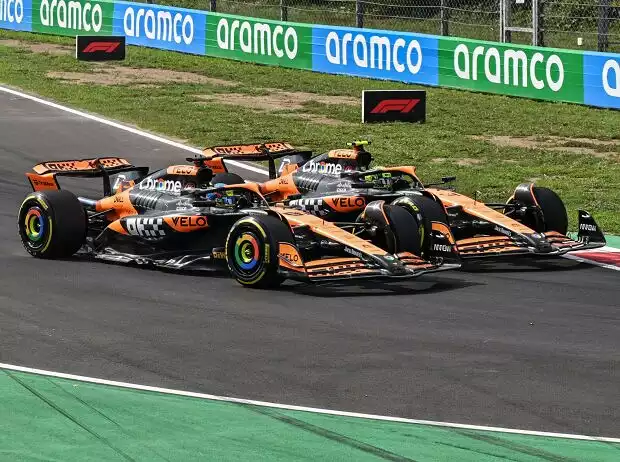 Titel-Bild zur News: Oscar Piastri gegen Lando Norris: Der McLaren-Zweikampf in Runde eins in Monza 2024