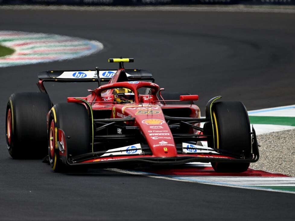 Carlos Sainz im Ferrari SF-24 beim Formel-1-Rennen in Monza 2024