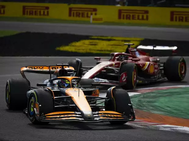 Oscar Piastri, Charles Leclerc Titel-Bild zur News: Oscar Piastri, Charles Leclerc