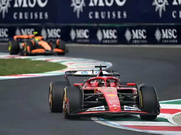 Titel-Bild zur News: Charles Leclerc, Lando Norris