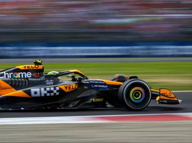 Titel-Bild zur News: Lando Norris im McLaren MCL38 beim Formel-1-Rennen in Monza 2024