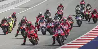 Start zum MotoGP-Rennen beim GP Österreich 2024 in Spielberg
