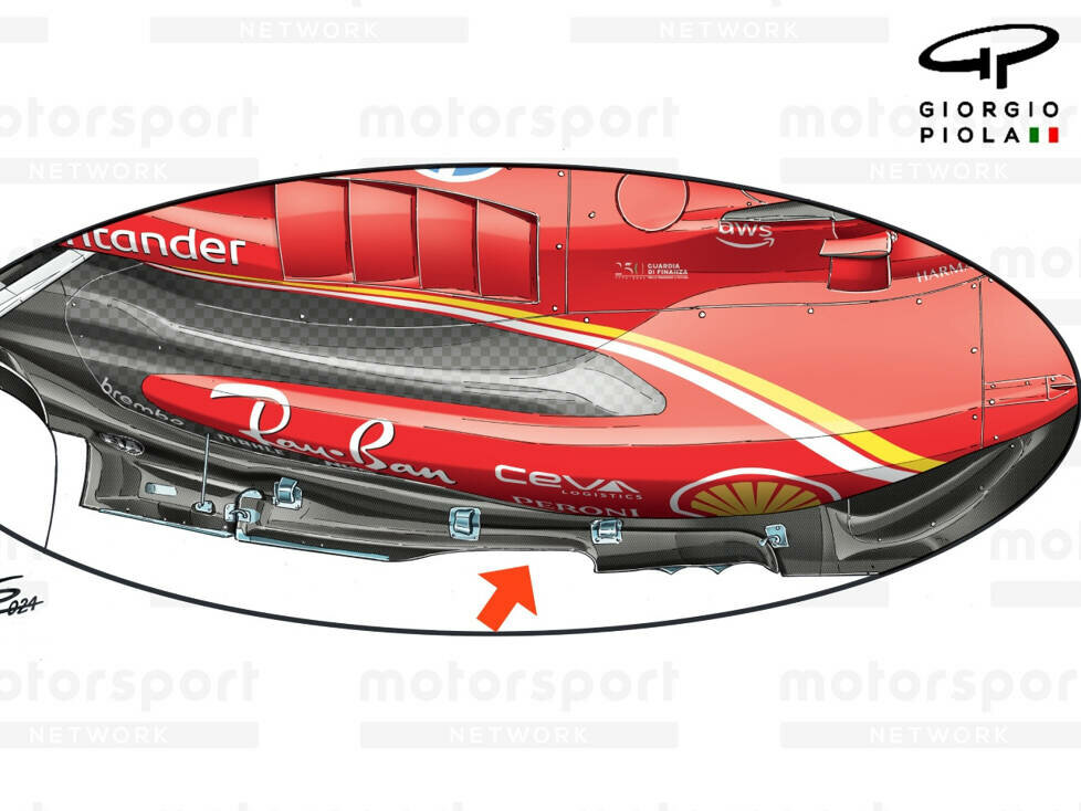 Ferrari-Bodendetail