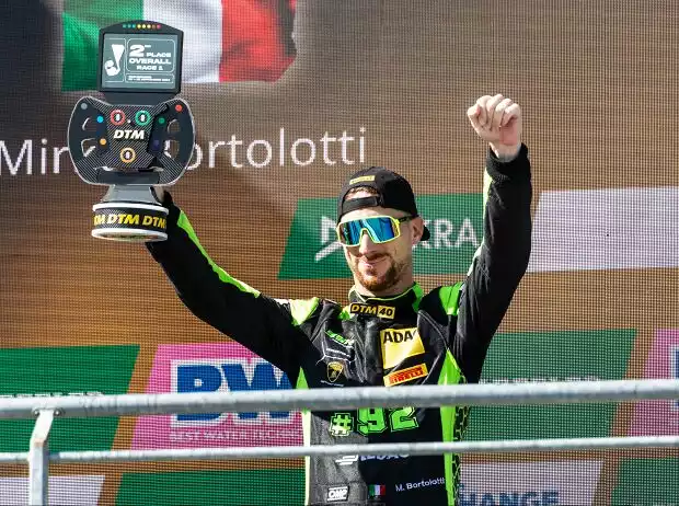 Bortolotti freut sich über den zweiten Platz - und die Tabellenführung Titel-Bild zur News: Bortolotti freut sich über den zweiten Platz - und die Tabellenführung