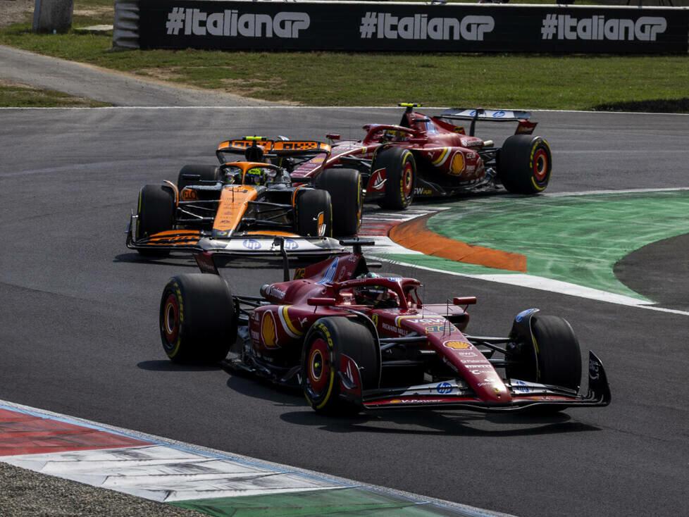 Charles Leclerc, Lando Norris, Carlos Sainz