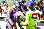 Marco Bezzecchi (VR46) und Franco Morbidelli (Pramac) 