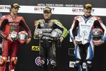 Nicolo Bulega, Alex Lowes und Scott Redding 