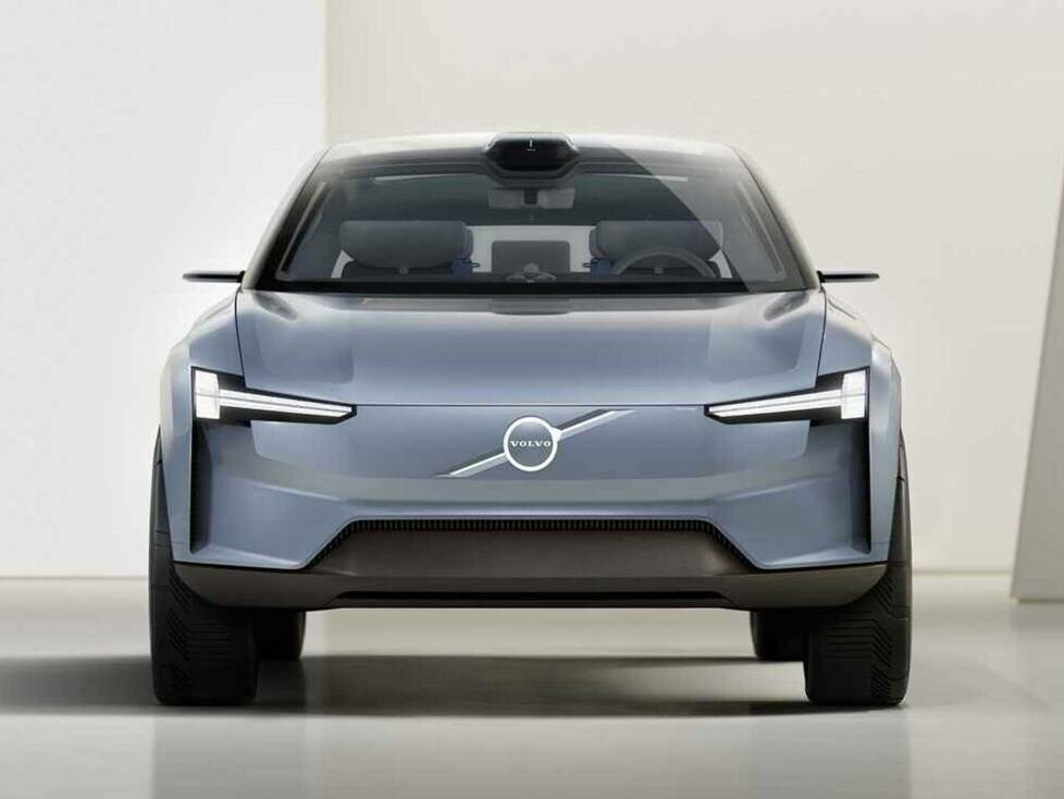 Volvo Concept Recharge (2021): Die Front mit einer abgewandelten Thors-Hammer-Lichtsignatur
