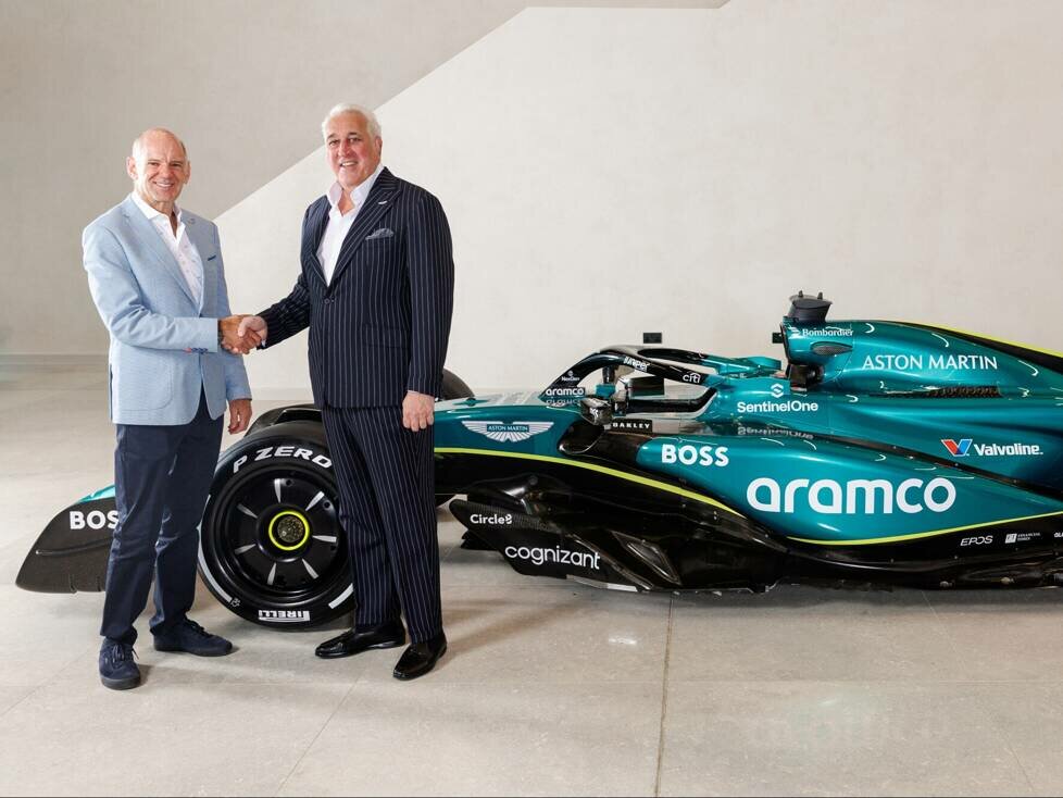 Adrian Newey und Lawrence Stroll