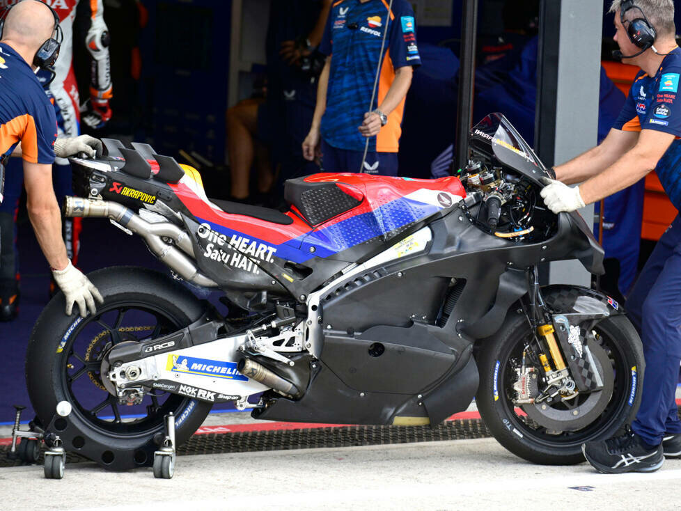 Honda RC213V mit neuer Aero-Verkleidung