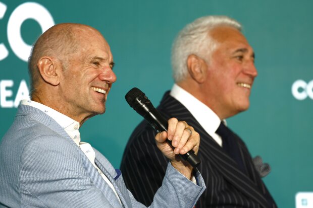 Adrian Newey Red Bull Red Bull F1Aston Martin Aston Martin F1 ~Adrian Newey (Aston Martin) mit Lawrence Stroll~ Adrian Newey Red Bull Red Bull F1Aston Martin Aston Martin F1 ~Adrian Newey (Aston Martin) mit Lawrence Stroll~