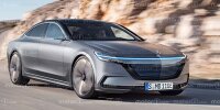 Elektrische Mercedes-S-Klasse (2023) im Rendering von Motor1.com