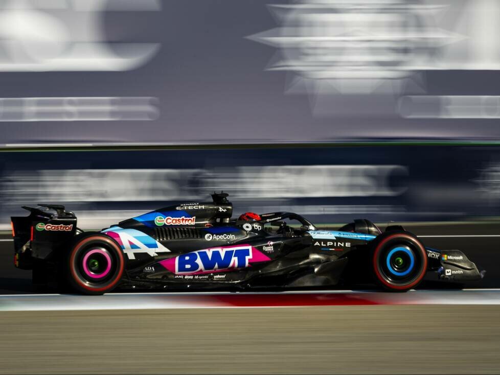 Esteban Ocon im Alpine A524 beim Formel-1-Rennen in Monza 2024