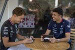 Alexander Albon (Williams) und George Russell (Mercedes) 