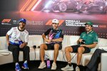 Daniel Ricciardo (Racing Bulls), Pierre Gasly (Alpine) und Fernando Alonso (Aston Martin) 